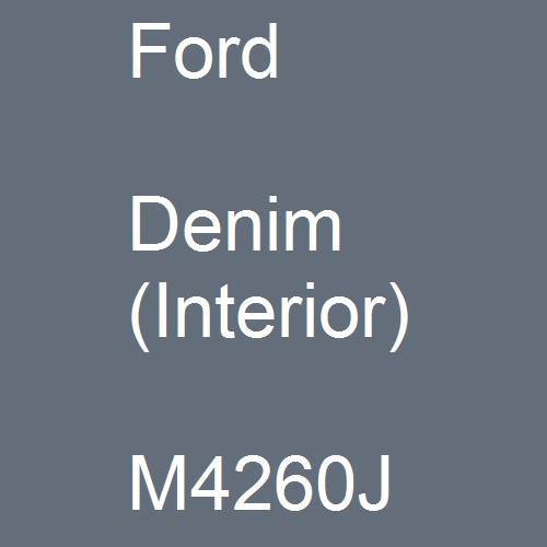 Ford, Denim (Interior), M4260J.